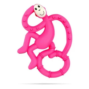 MINI MONKEY HRYZÁTKO S ANTIMIKROBIÁLNYM POVRCHOM BIOCOTE RUŽOVÉ