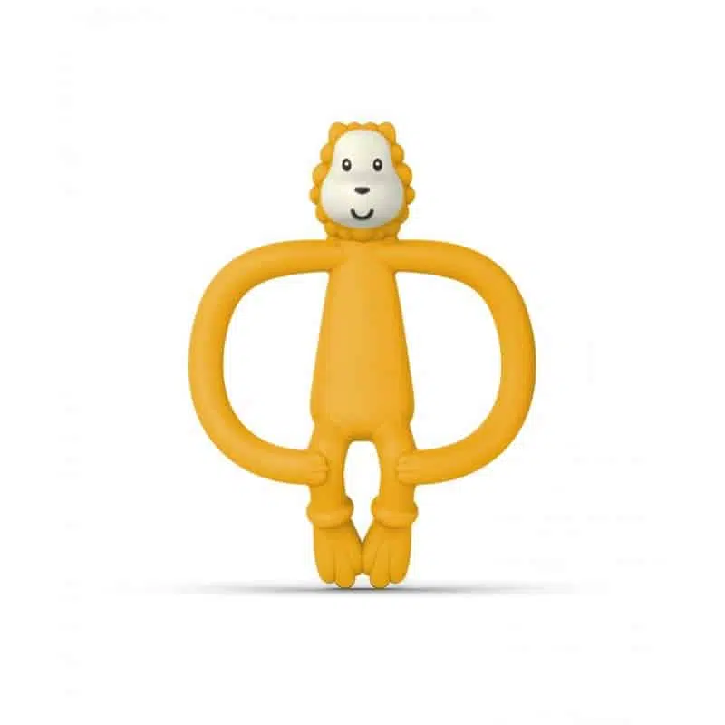 HRYZADLO A ZUBNÁ KEFKA MATCHSTICK MONKEY LUDO LION TEETHER – LEV