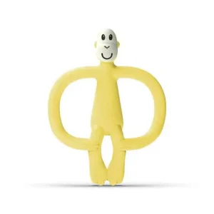 HRYZÁTKO A ZUBNÁ KEFKA MATCHSTICK MONKEY TEETHER YELLOW
