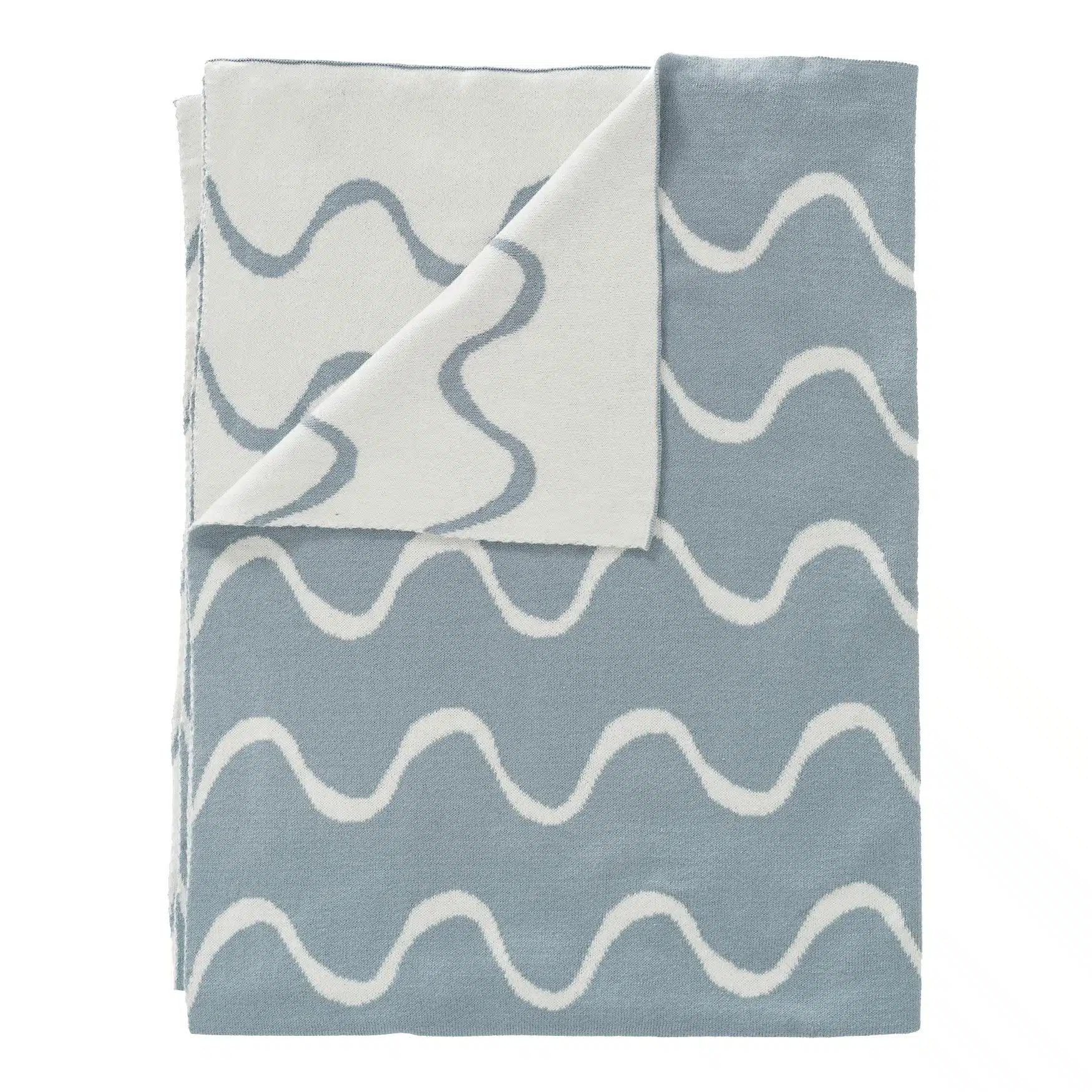 PLETENÁ DEKA GRAPHICAL WAVES