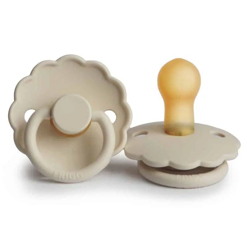 CUMLÍK FRIGG DAISY CREAM, 0-6M, KAUČUK