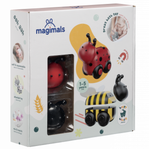 Magnetické zvieratká Magimals Wheely Lienka / Včela