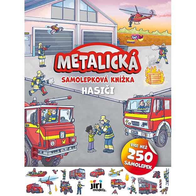 Hasiči Metalická samolepková knížka