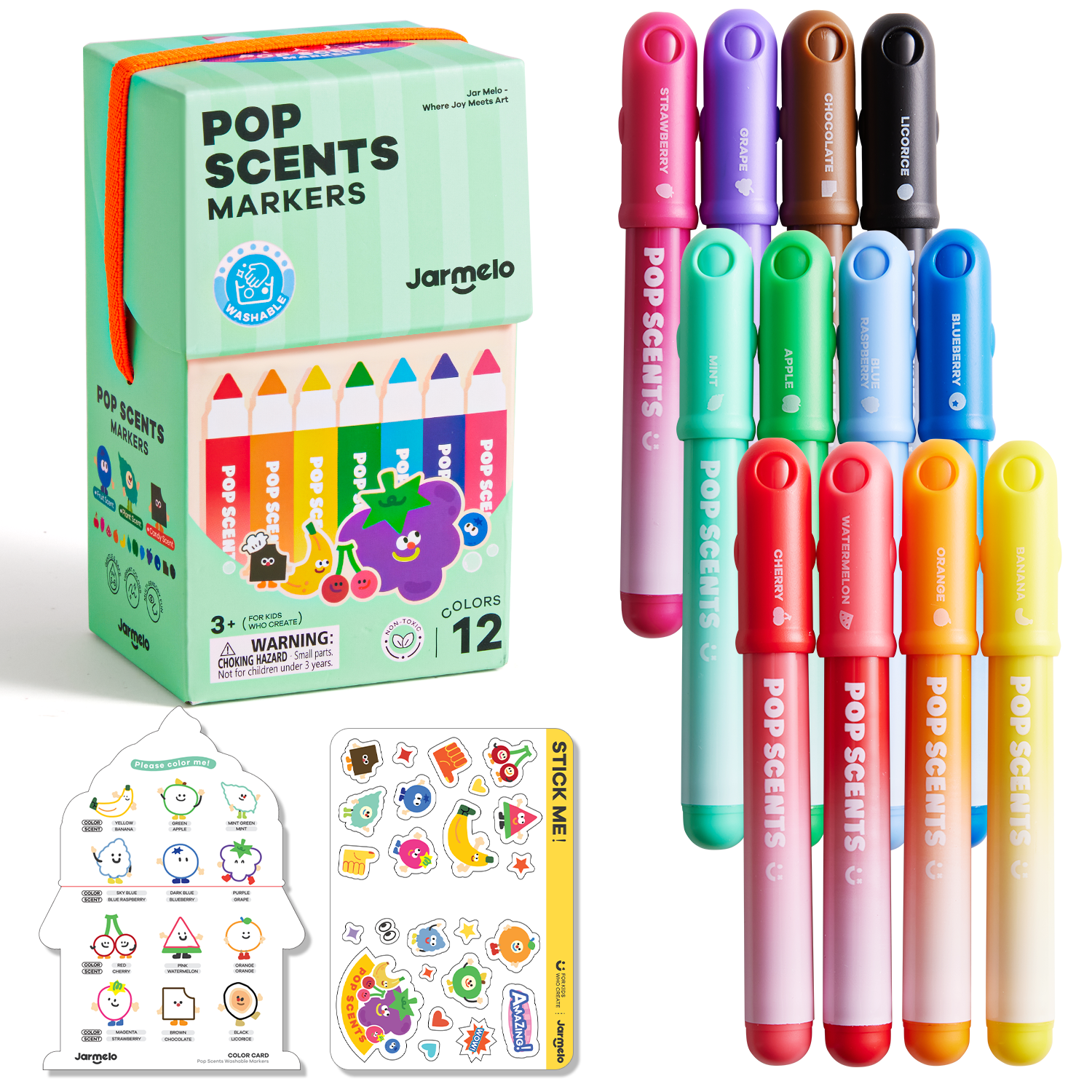 Fixky Umývateľné s vôňou 12 ks