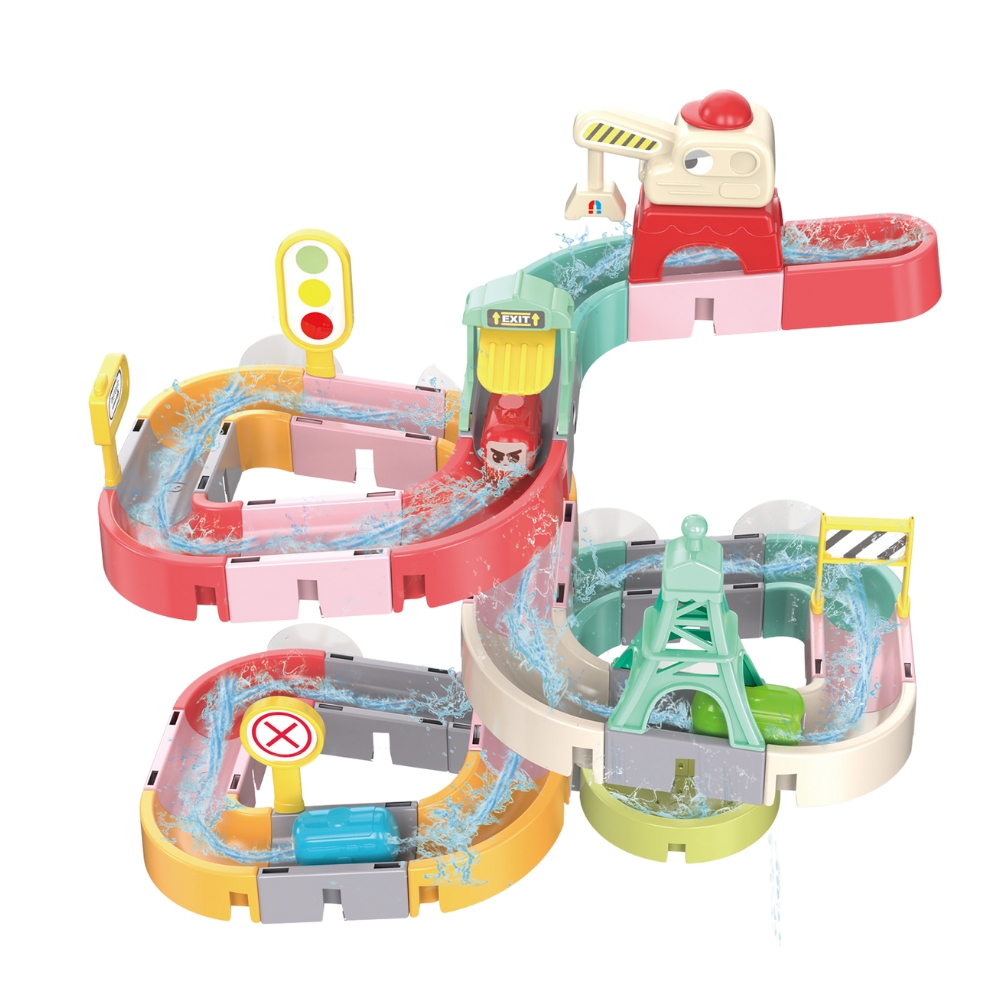 DIY Guľôčková dráha do vody 47 ks