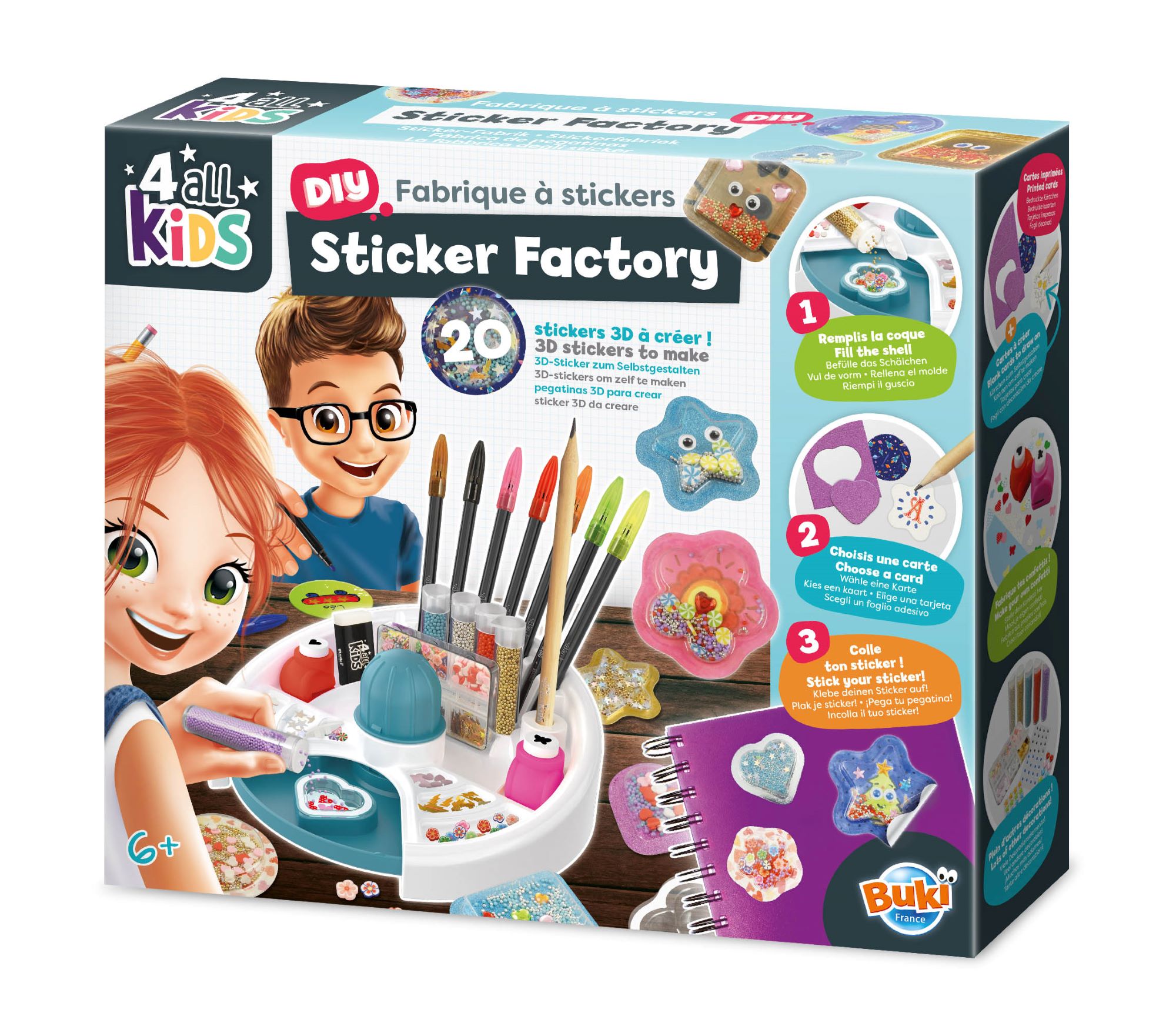 Továreň na 3D samolepky