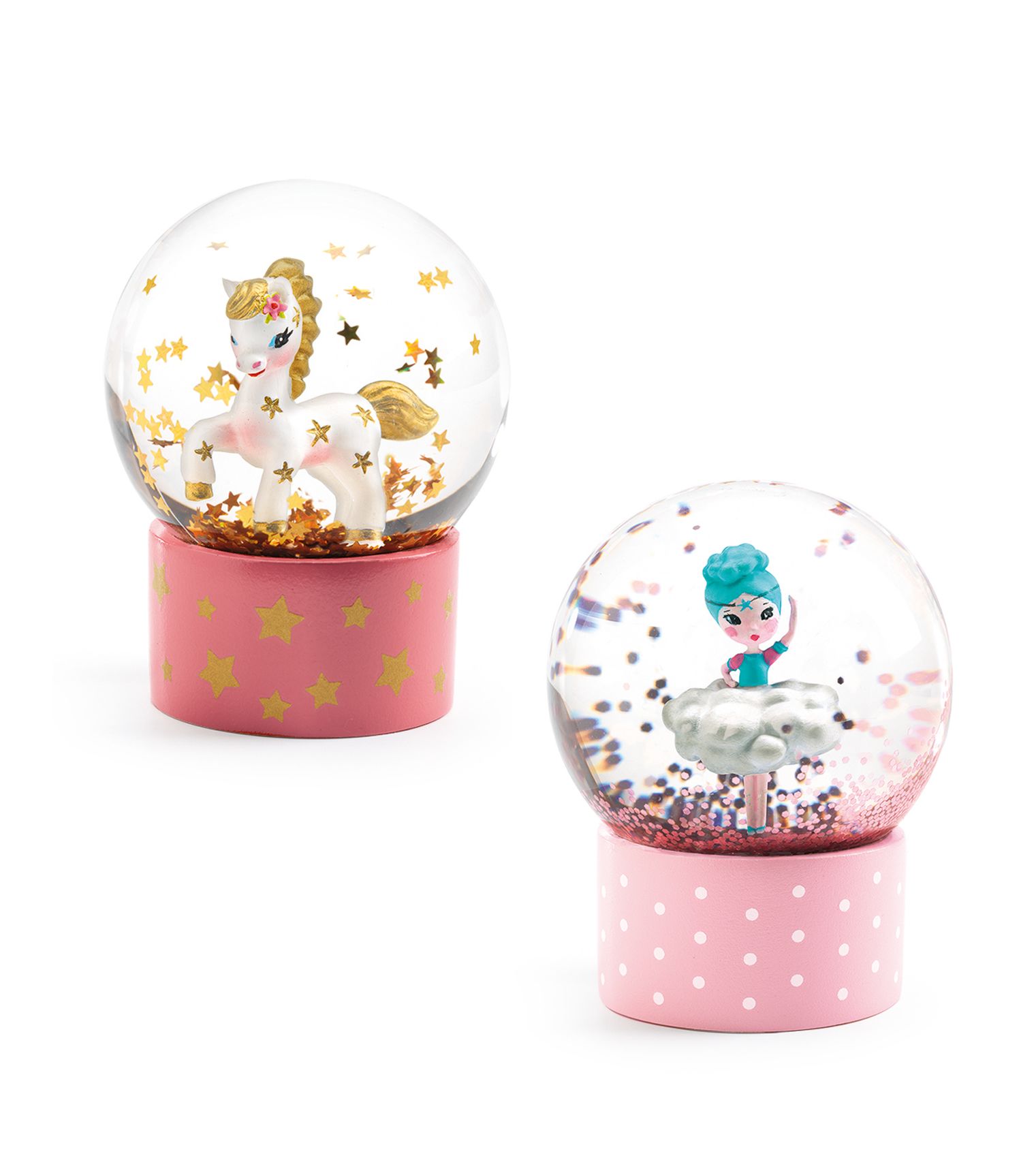 Nerozbitná mini snežná guľa Kráska