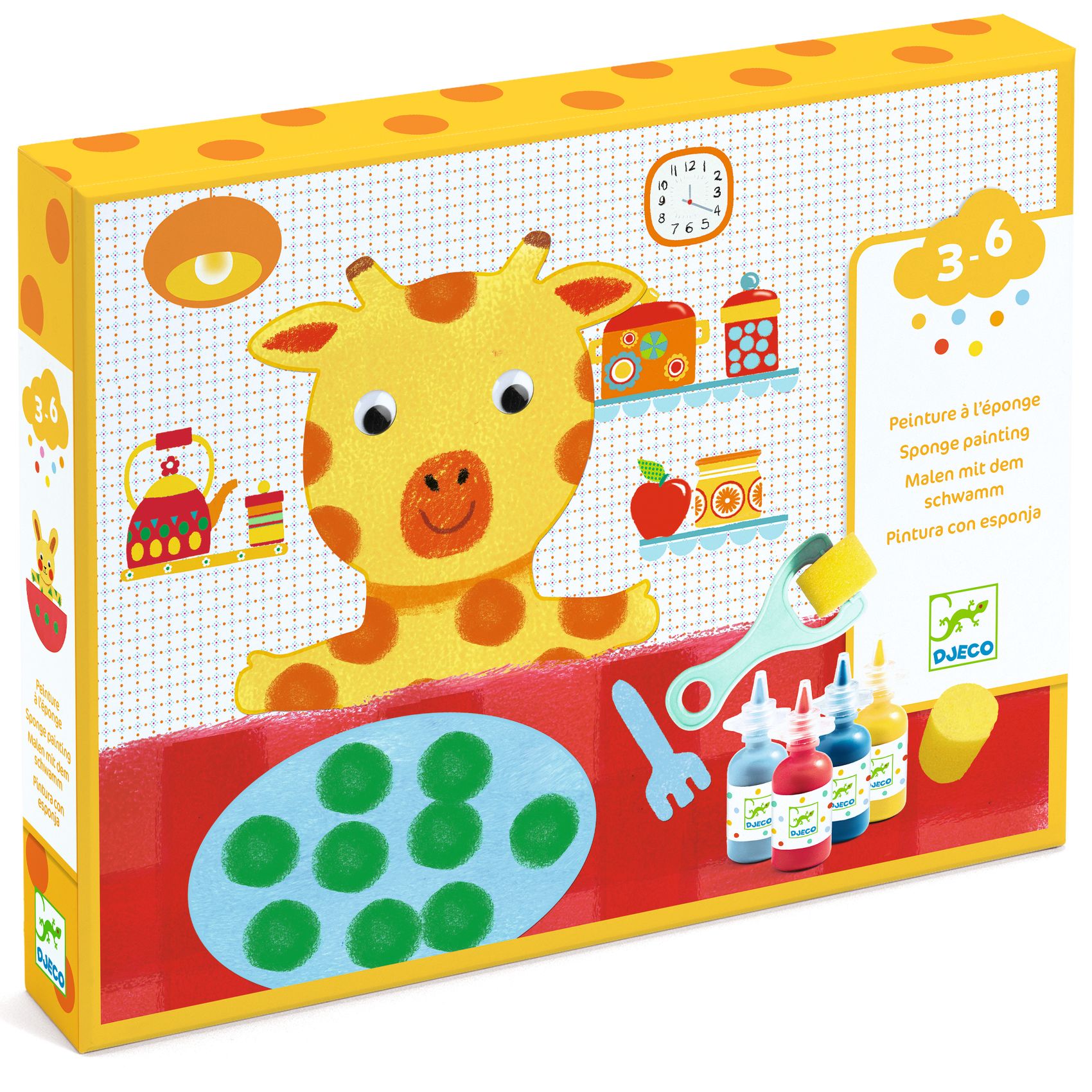 Maľovanie so špongiami Dobrodružstvá s plyšovými hračkami