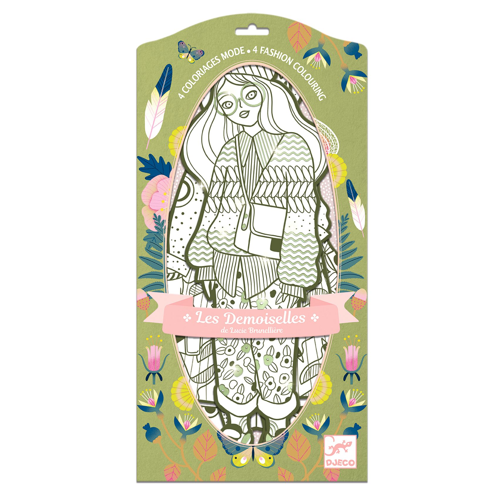 Veľké maľovanky Bowie a priateľky 4 ks