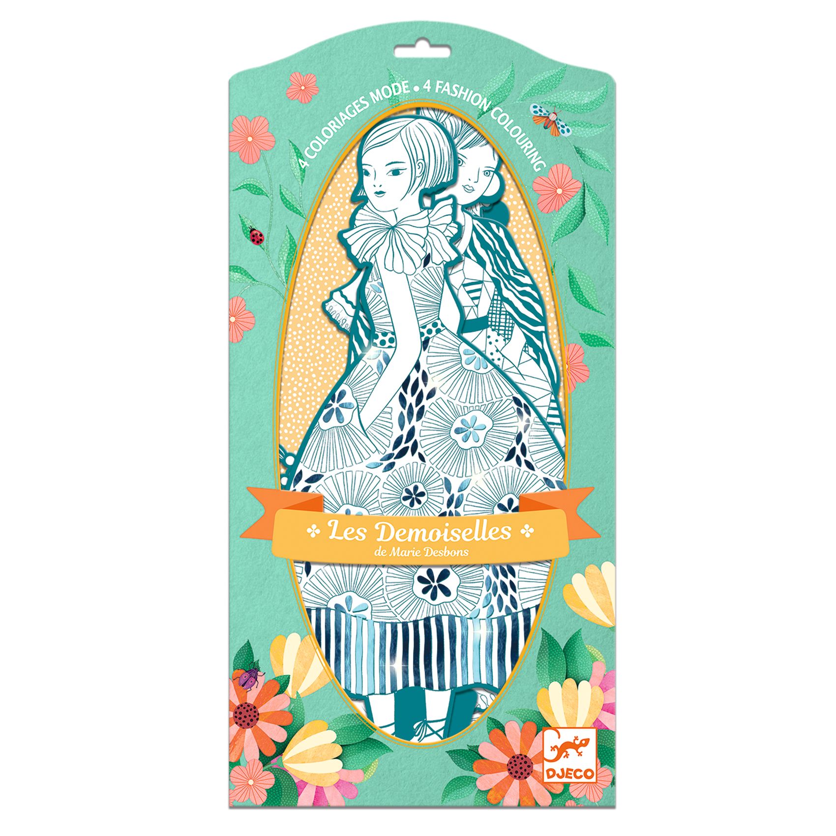 Veľké maľovanky Rebekka a priateľky 4 ks