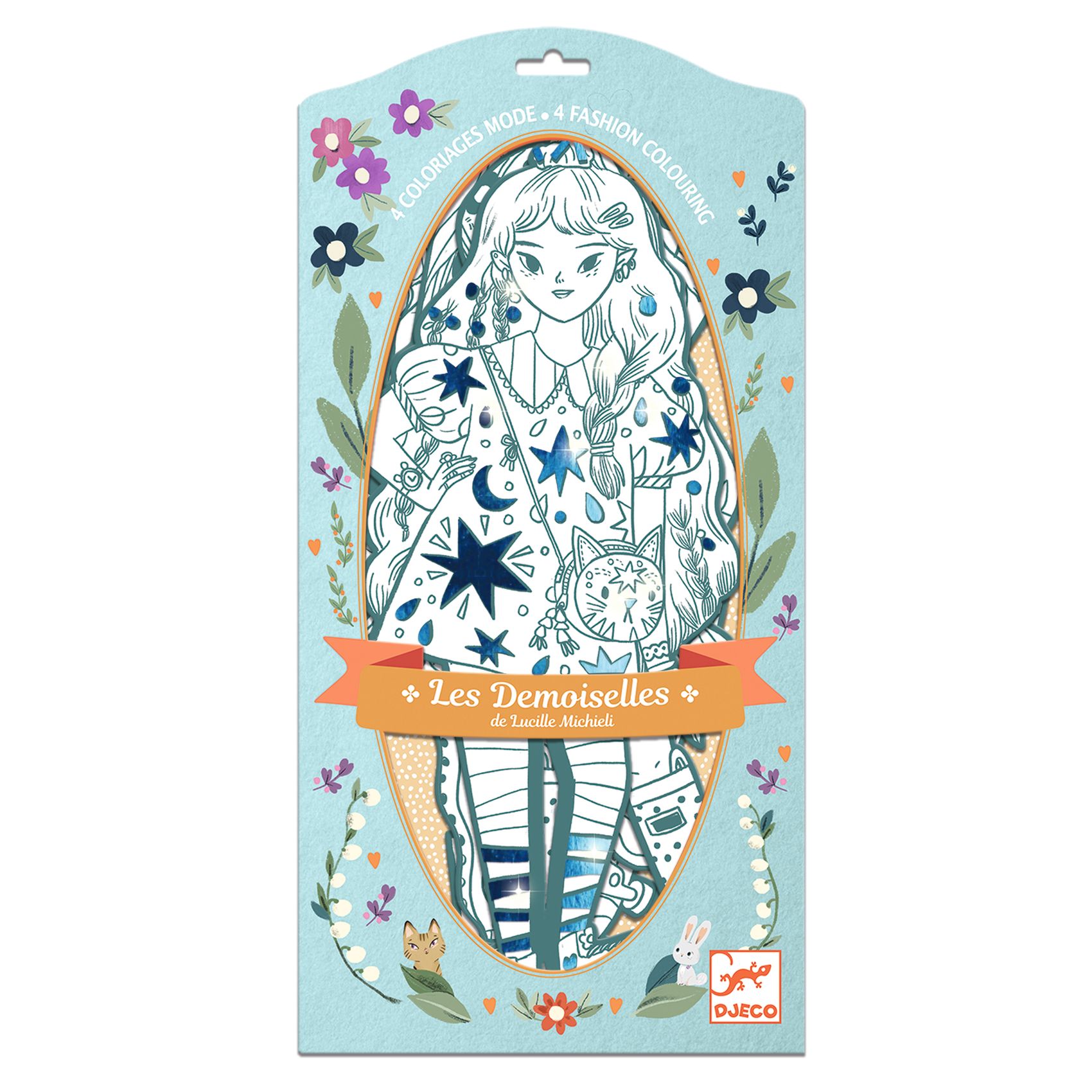 Veľké maľovanky Angele a priateľky 4 ks