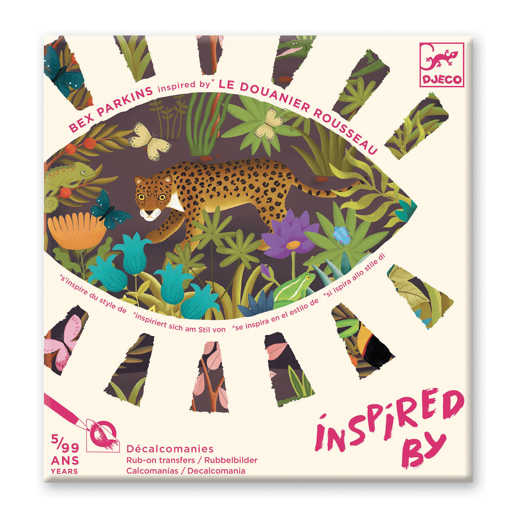 Kreatívna sada Bujná divočina podľa Henriho Rousseaua