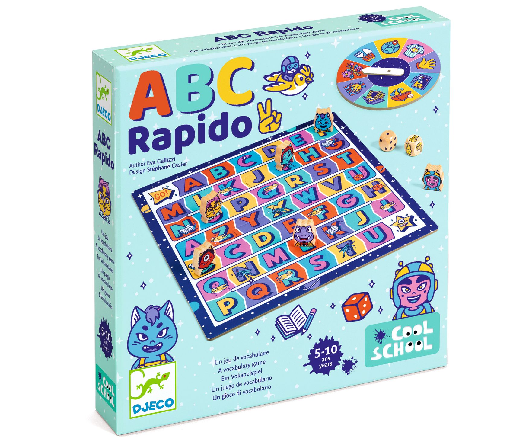 Edukačná hra Cool School: ABC Rapido