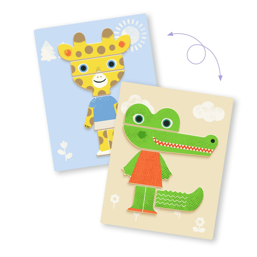 Magnetická hračka InZeBox Mix Zvieratiek