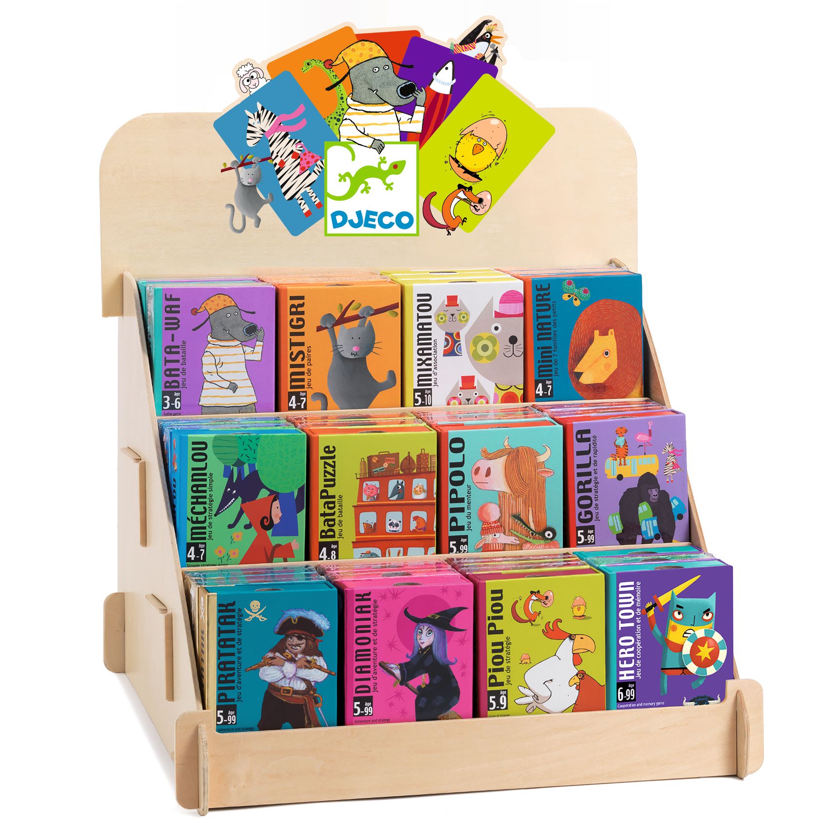 Display na kartové hry malý