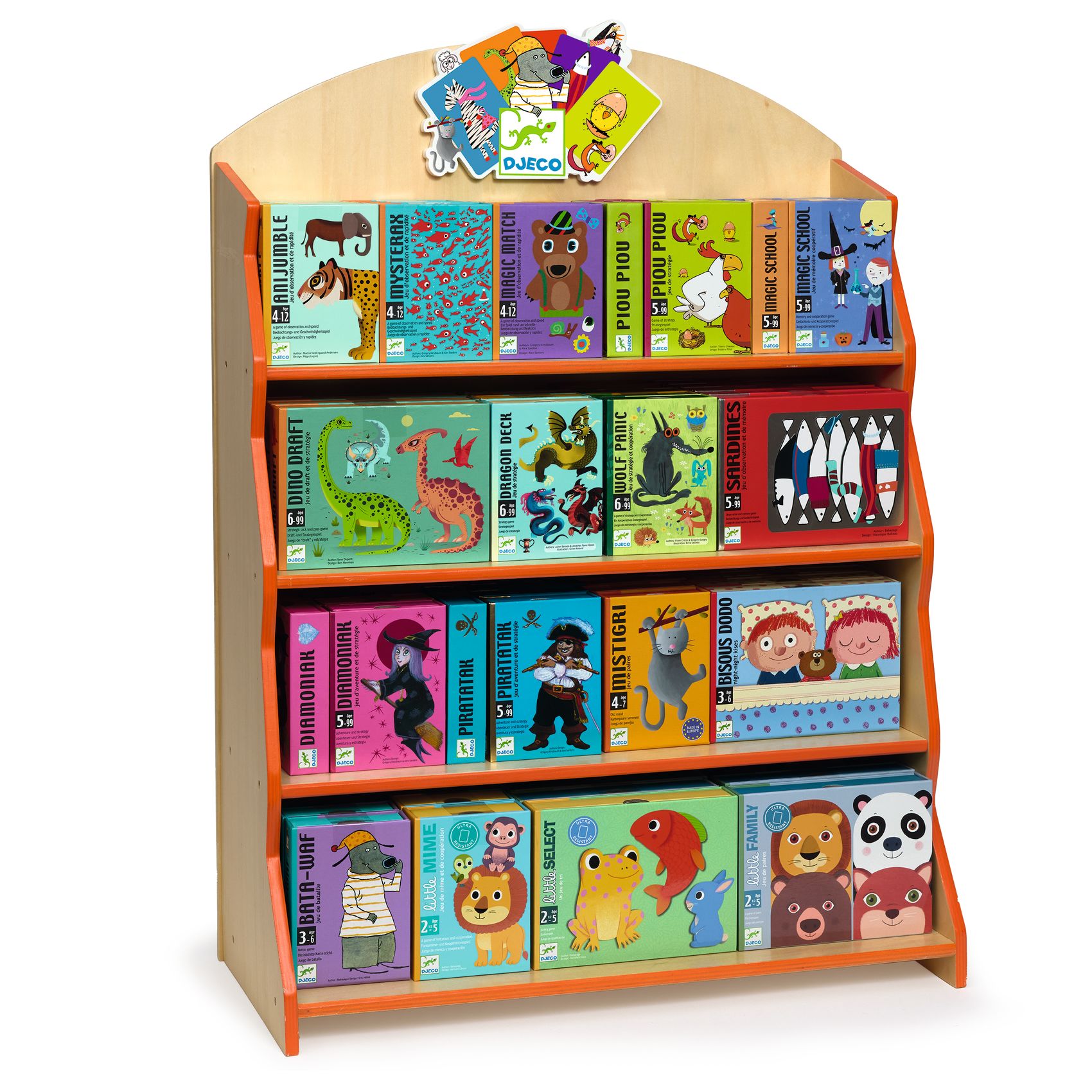 Display na kartové hry stredný