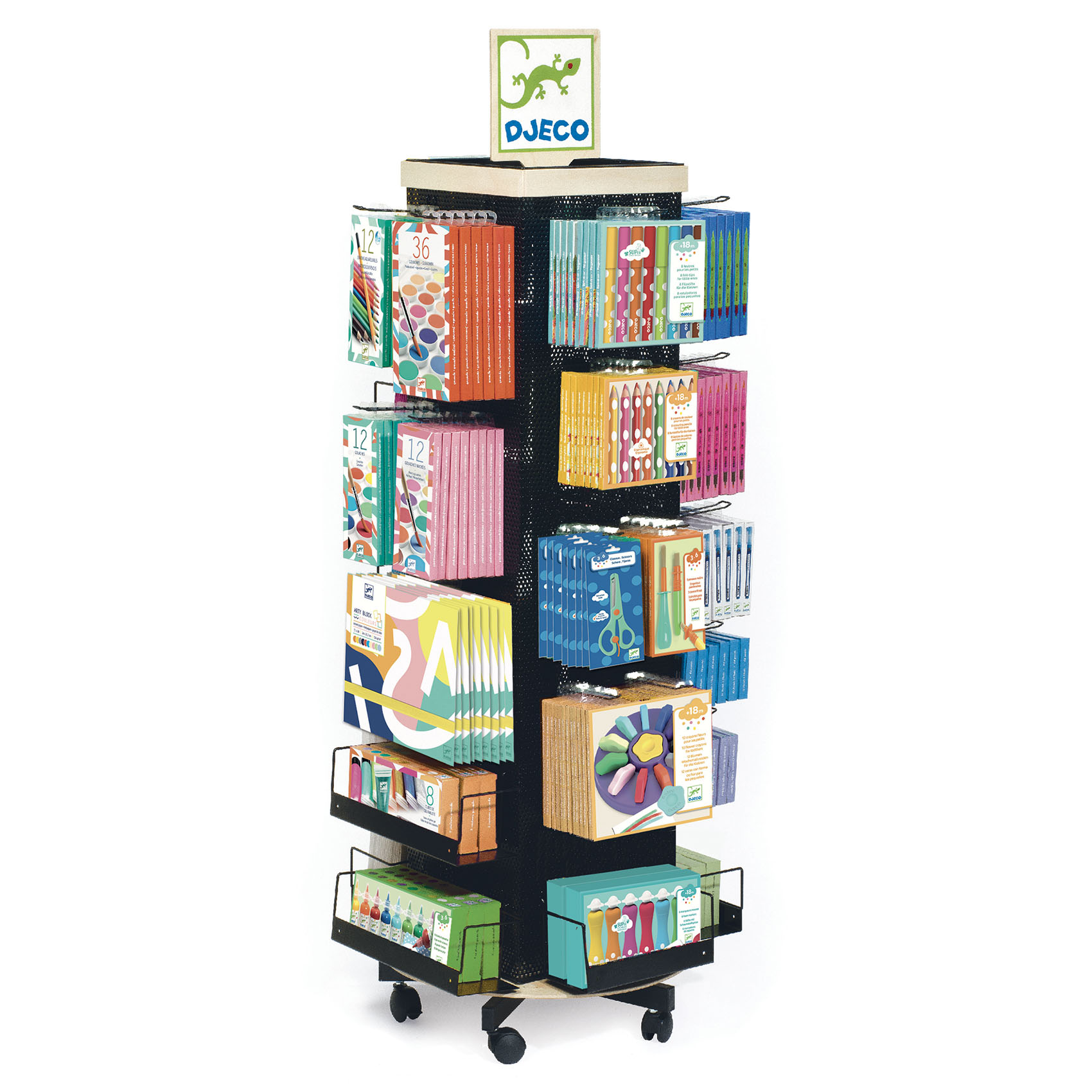 Kovový display na kreatívny sortiment