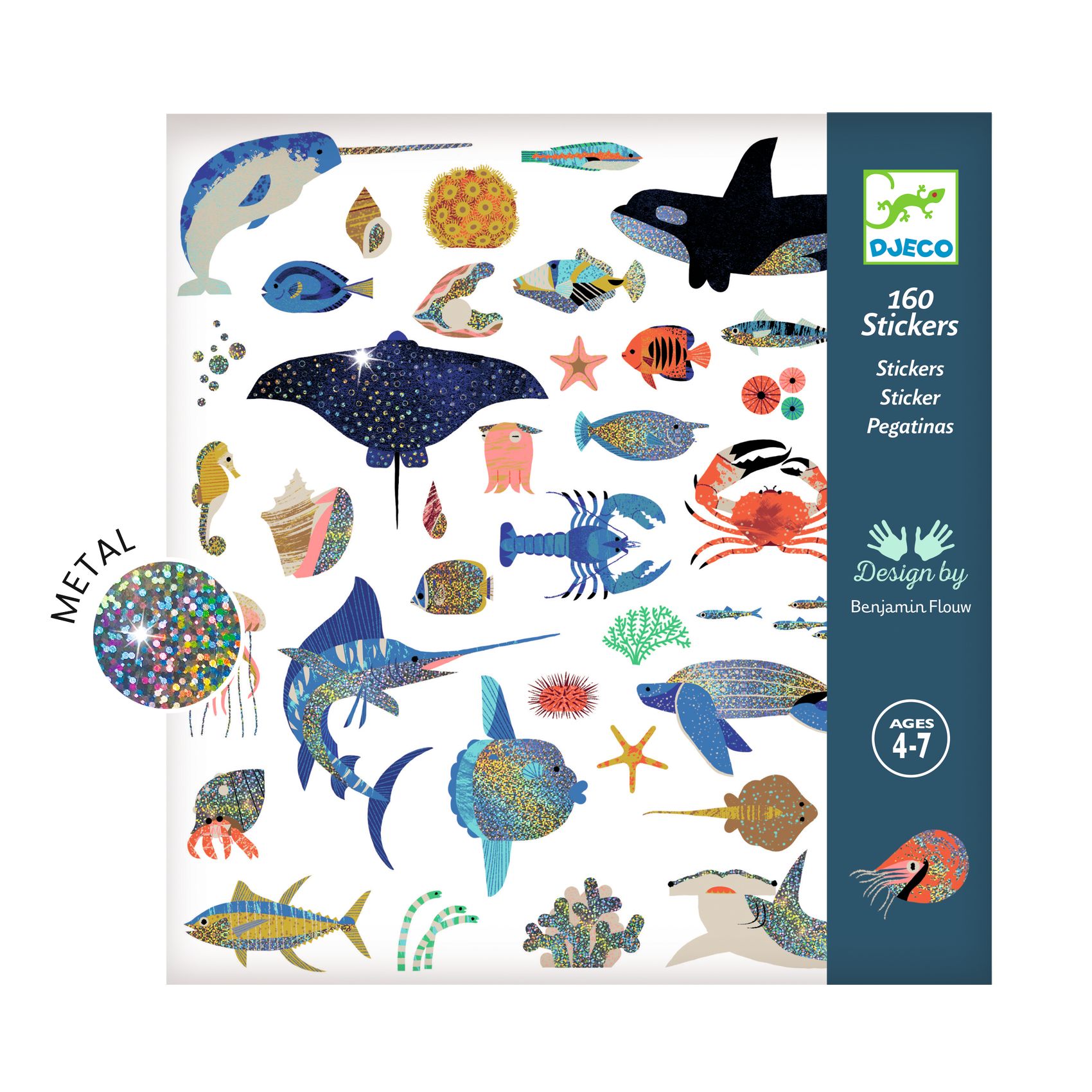 Samolepky Oceán 160 ks