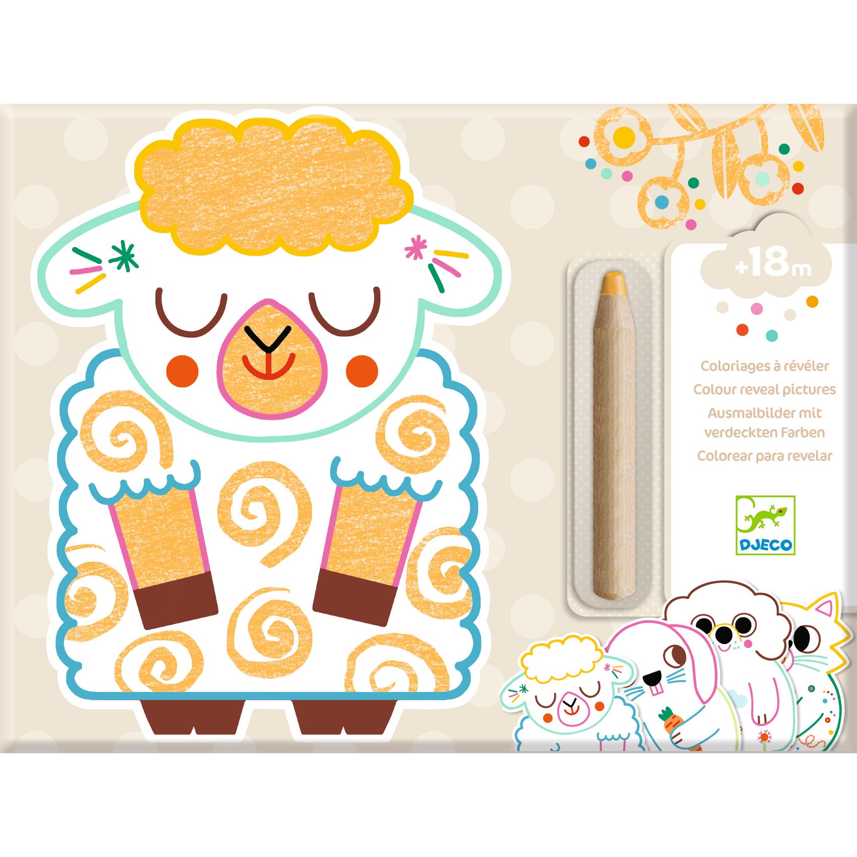 Magické vyfarbovanie farbičkou Domáce zvieratká