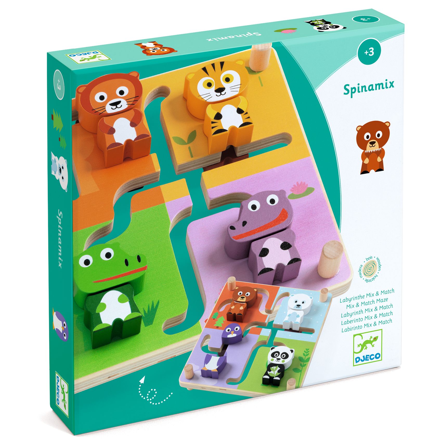 Drevený labyrint Spinamix