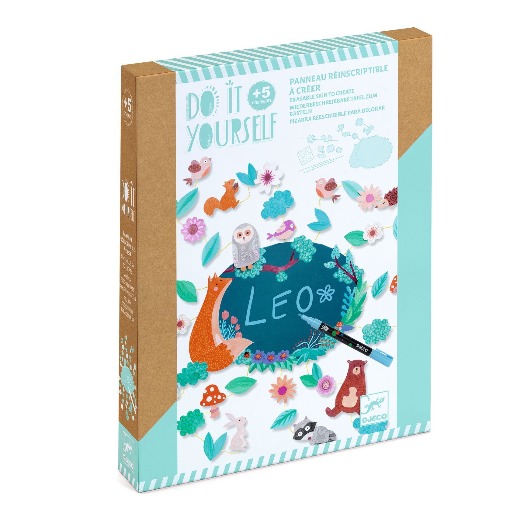 DIY Vyrob si sám Zotierateľná tabuľka V lese