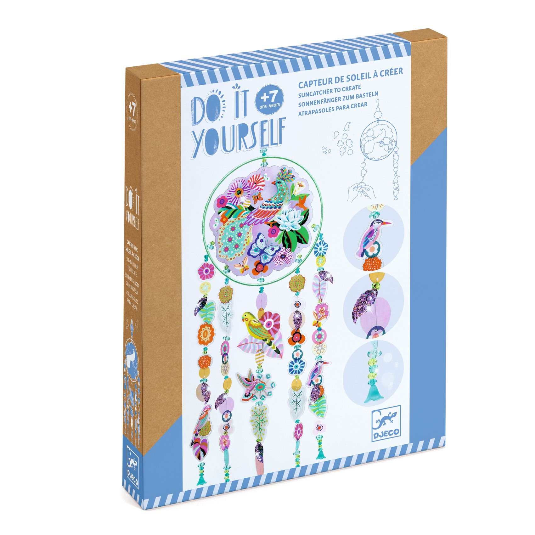 DIY Vyrob si sám Slnečný záves s vtáčikmi