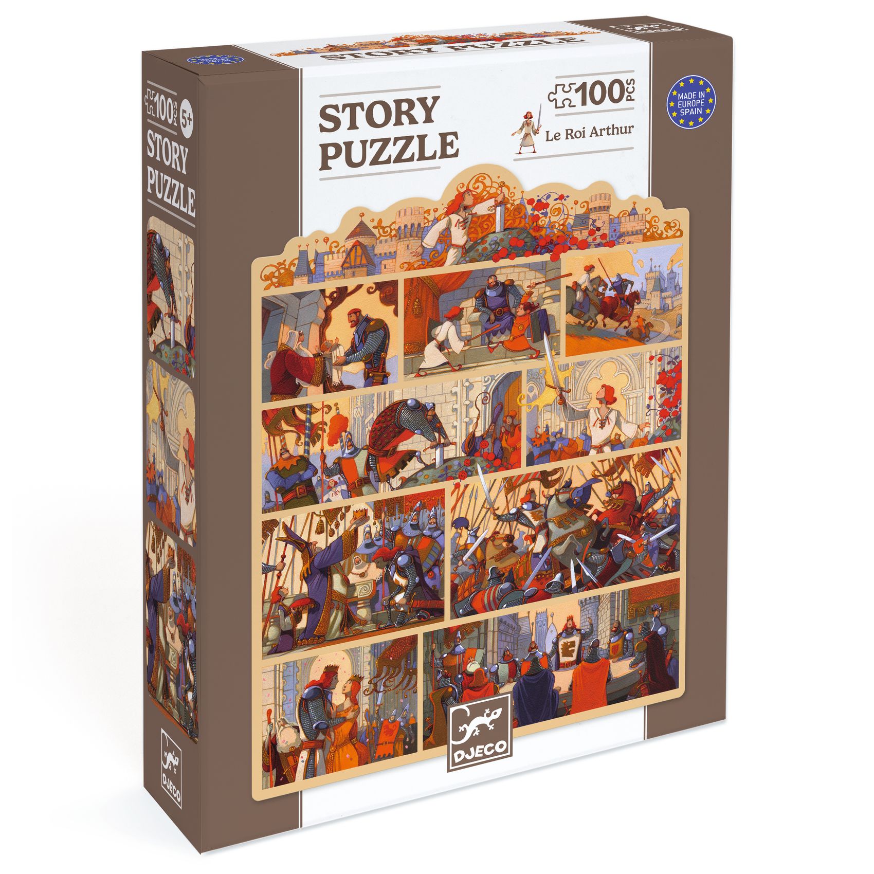 Rozprávkové puzzle Kráľ Artuš 100 ks