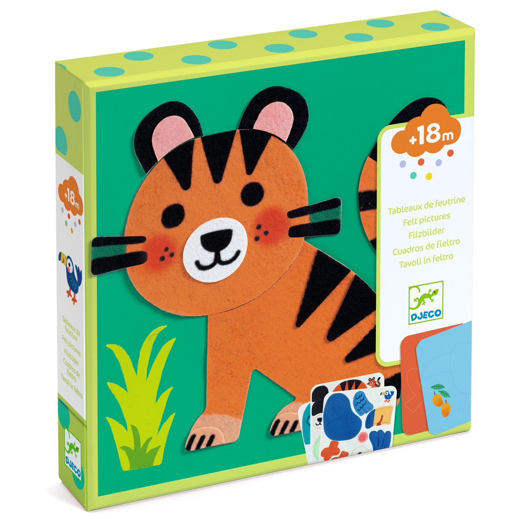 Plstené obrázky Mäkké zvieratká