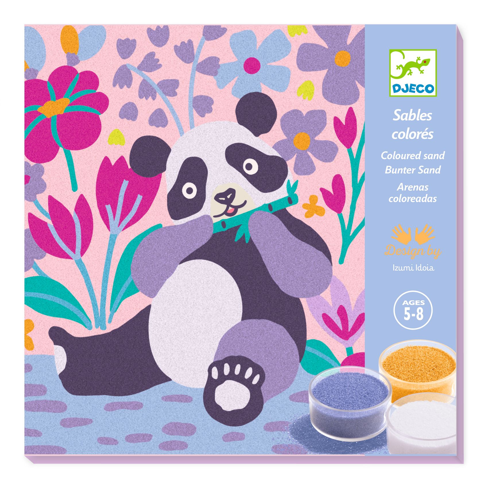 Tvorenie s farebným pieskom Zamatové labky