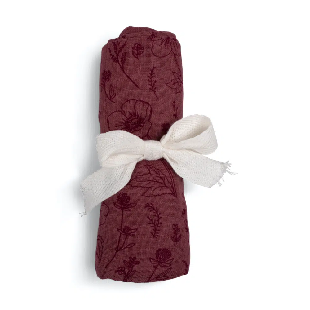 MUŠELÍNOVÁ PLIENKA FILIBABBA GOTS FALL FLOWERS