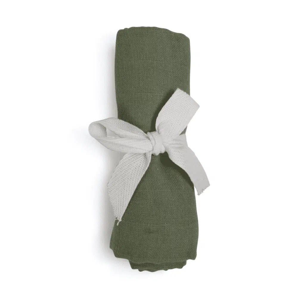 MUŠELÍNOVÁ PLIENKA FILIBABBA GOTS OIL GREEN