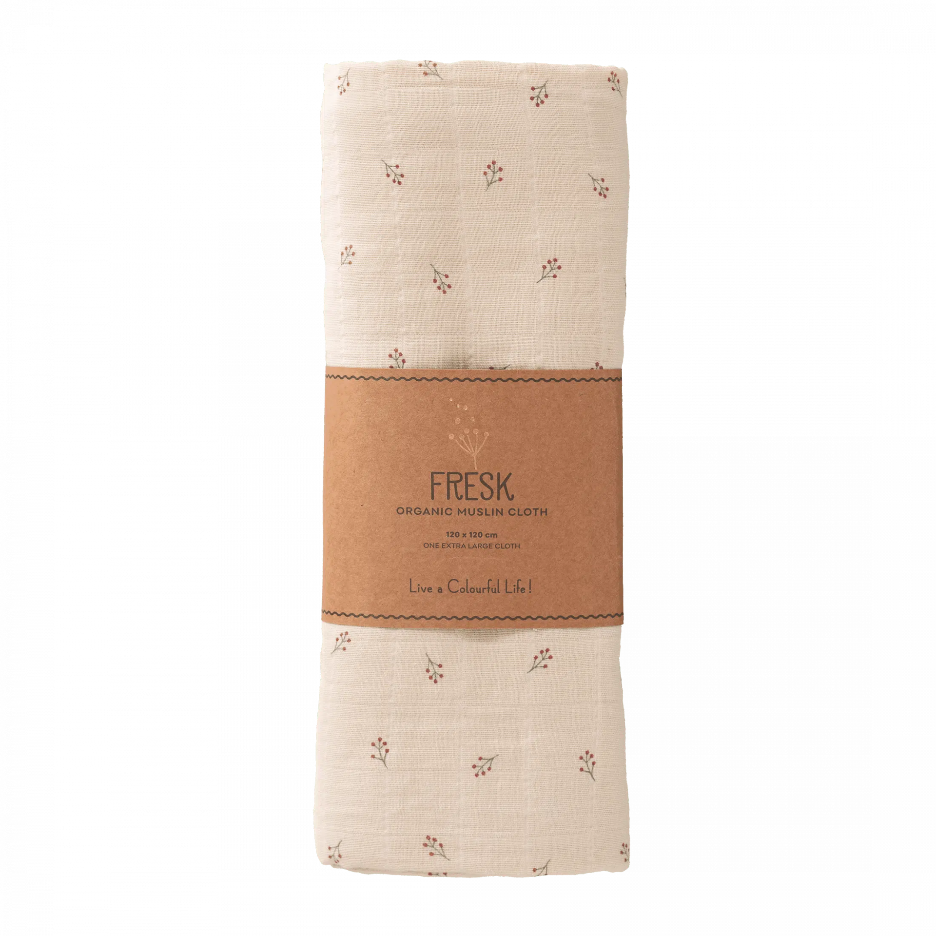 MUŠELÍNOVÁ PLIENKA FRESK BERRIES 120x120