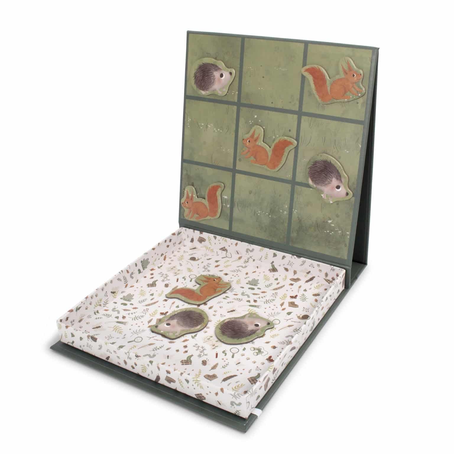 MAGNETICKÁ HRA "TIC TAC TOE" FILIBABBA - FOREST FRIENDS