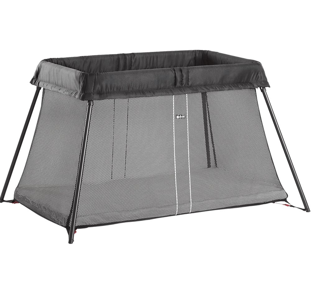 BABYBJÖRN Postieľka cestovná Travel cot Black čierna