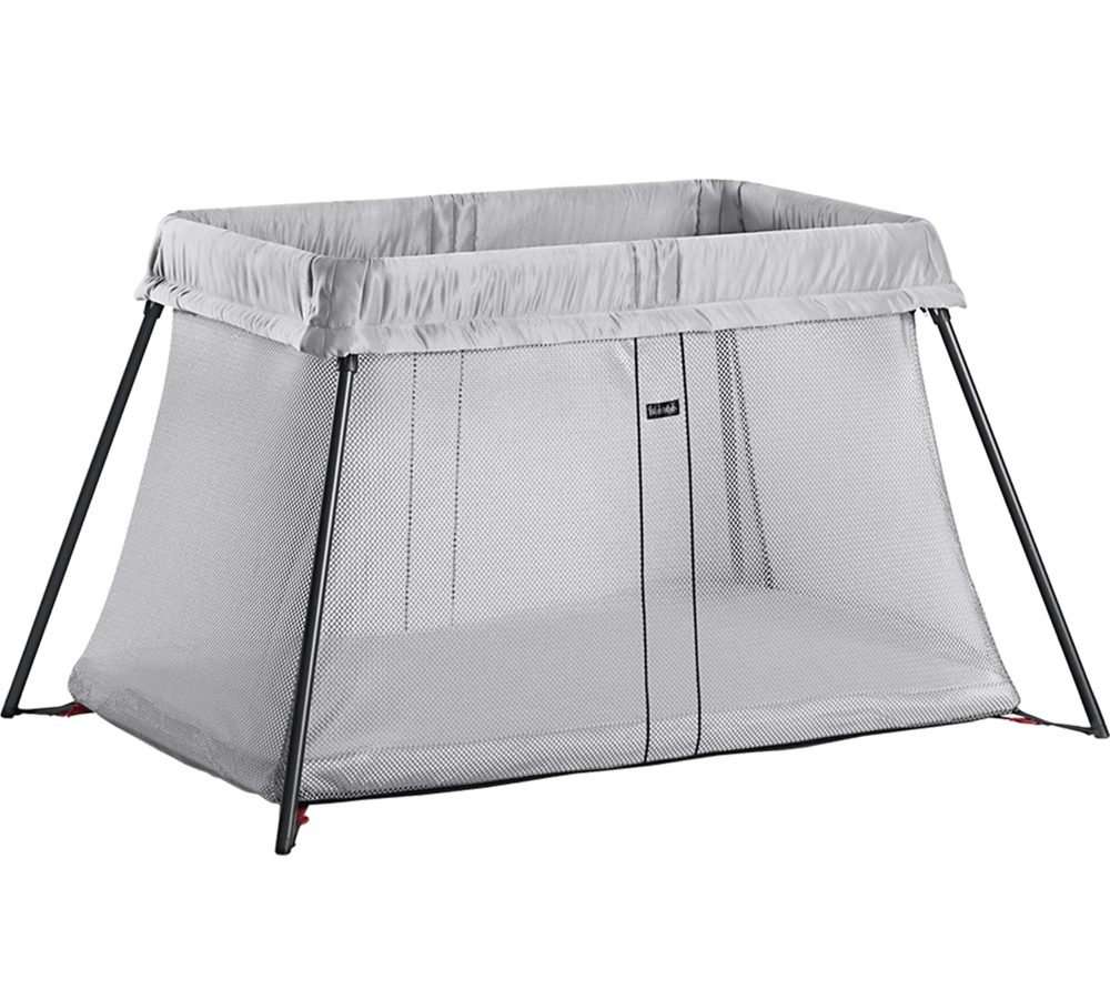 BABYBJÖRN Postieľka cestovná Travel cot Silver strieborná