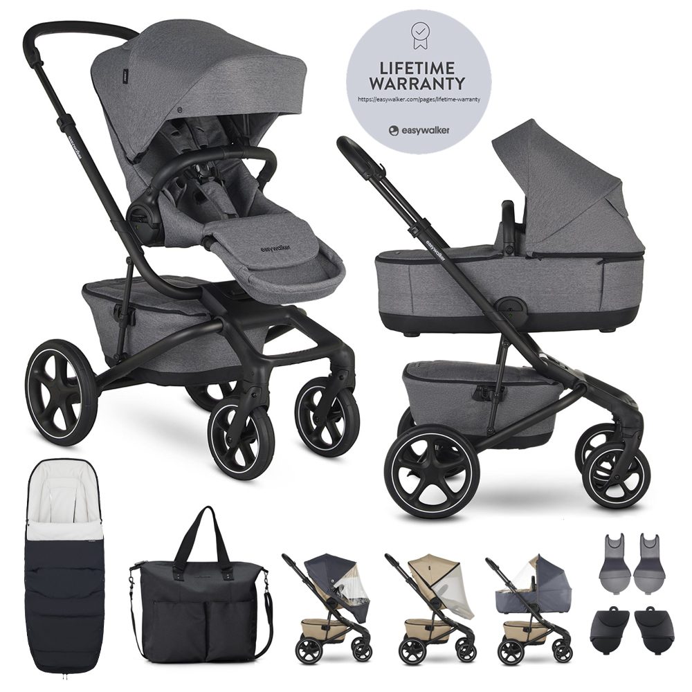 EASYWALKER Kočík kombinovaný Jimmey Iris Grey XXL RWS
