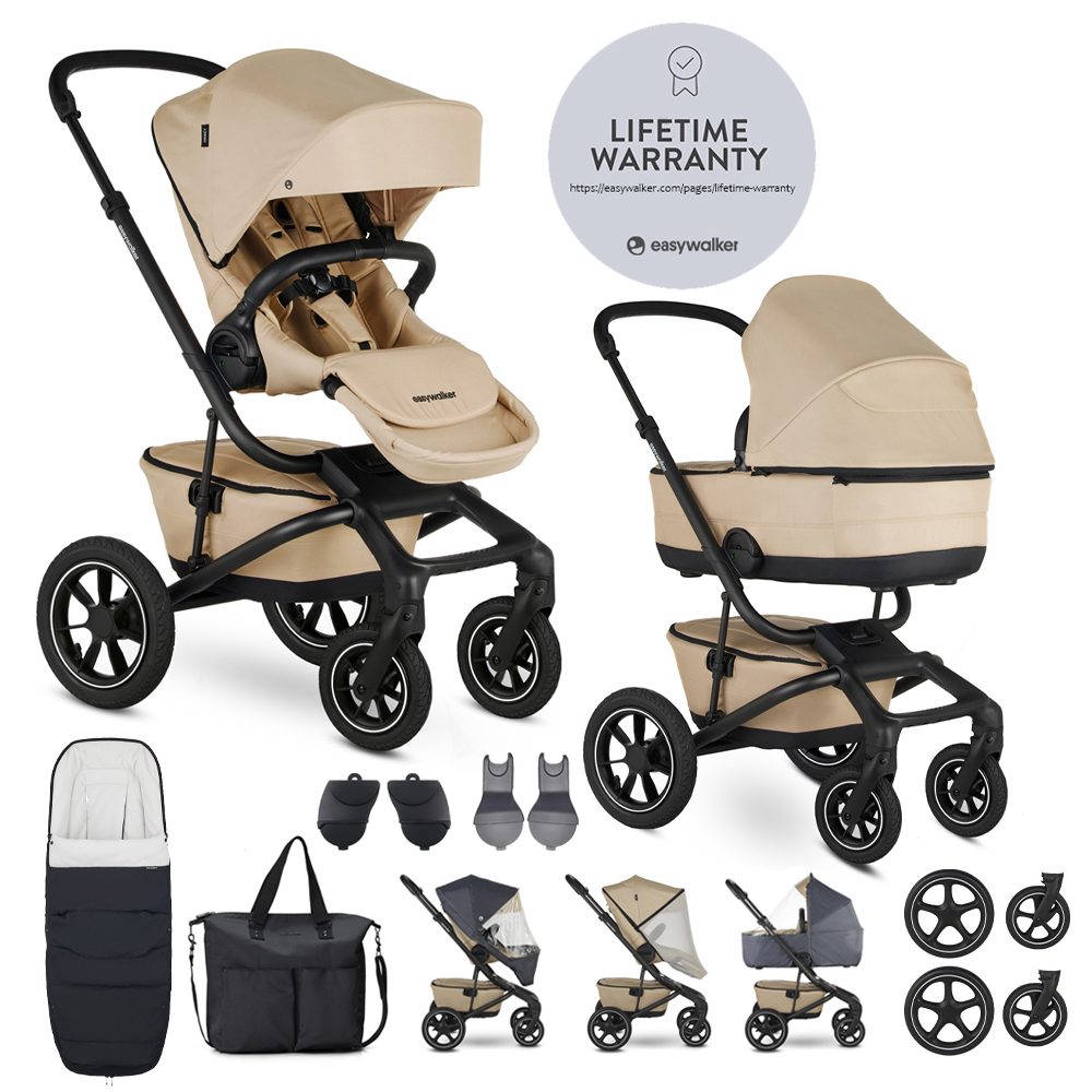 EASYWALKER Kočík kombinovaný Jimmey Sand Taupe XXL AIR + RWS