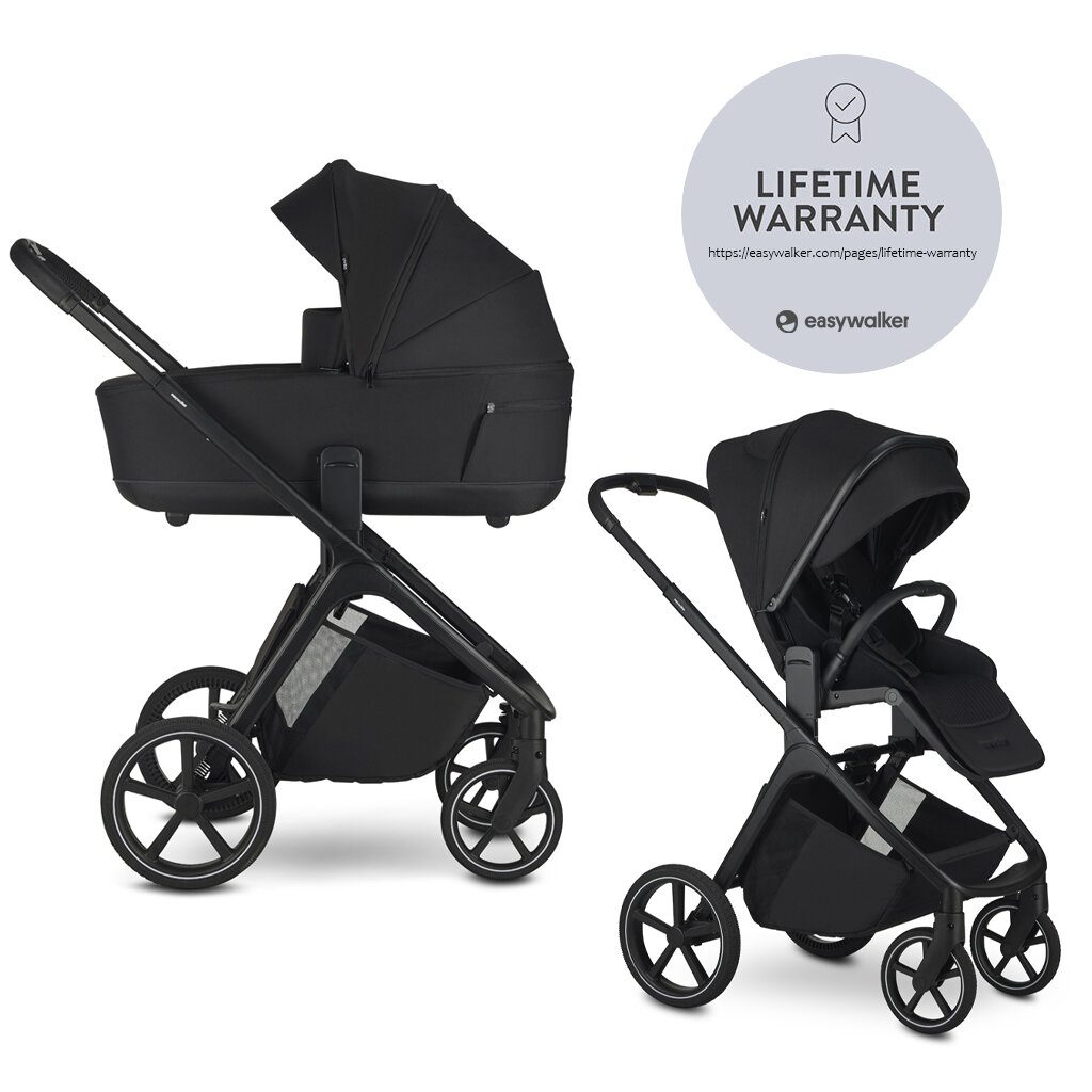 EASYWALKER Kočík kombinovaný Zoey Pure Black