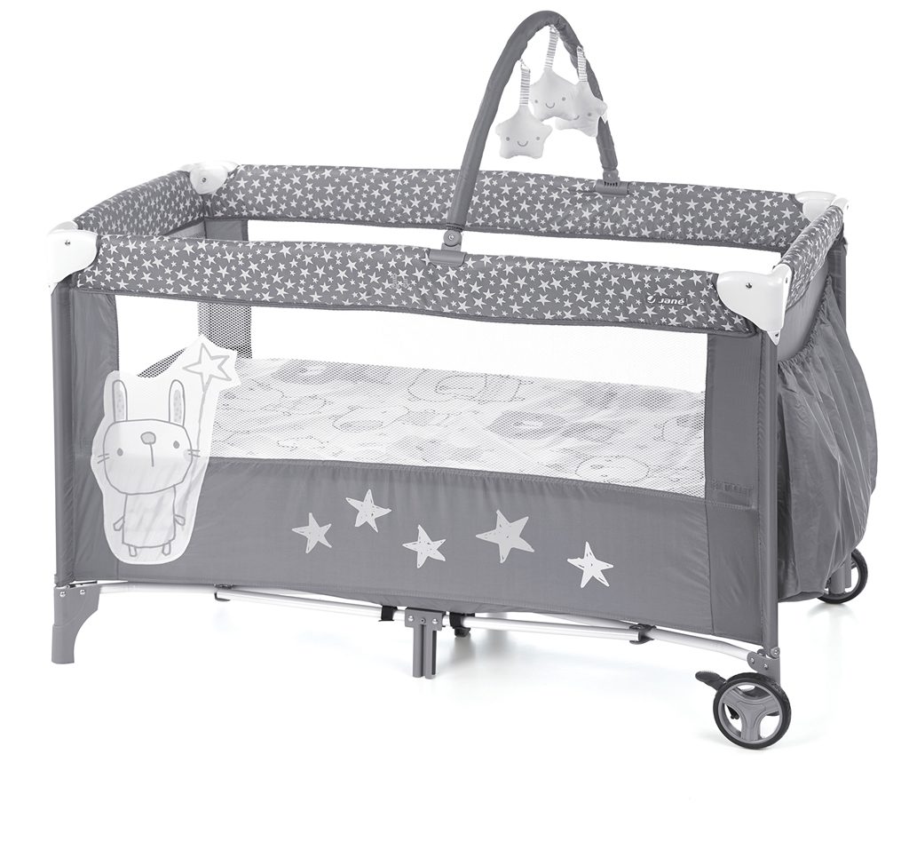 JANÉ Postieľka cestovná Duo Level Toys Star