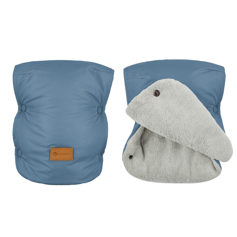 PETITE&MARS Rukávnik / rukavice Jasie na kočík Ocean Blue