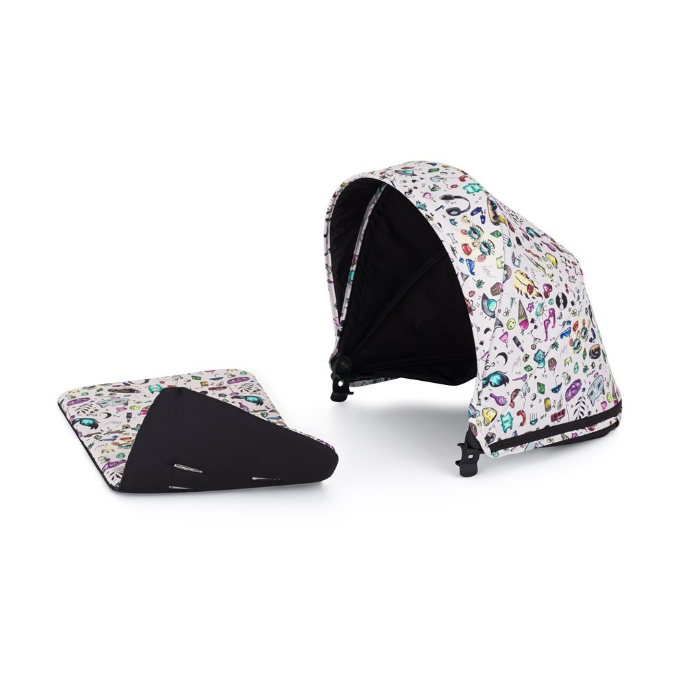 PETITE&MARS Strieška ku kočíku Royal3 Limited 100 Tattoo