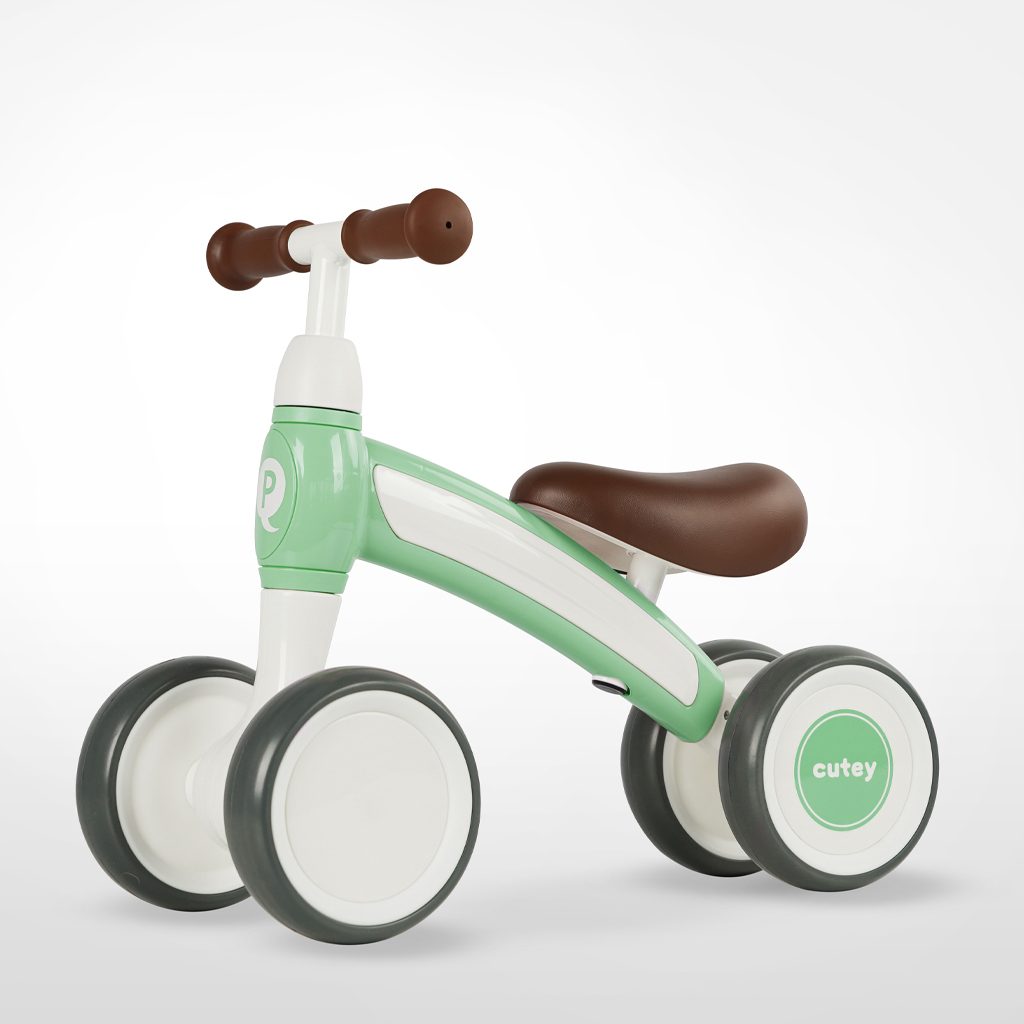 QPLAY Odrážadlo Cutey Green, vek 1-3 rokov