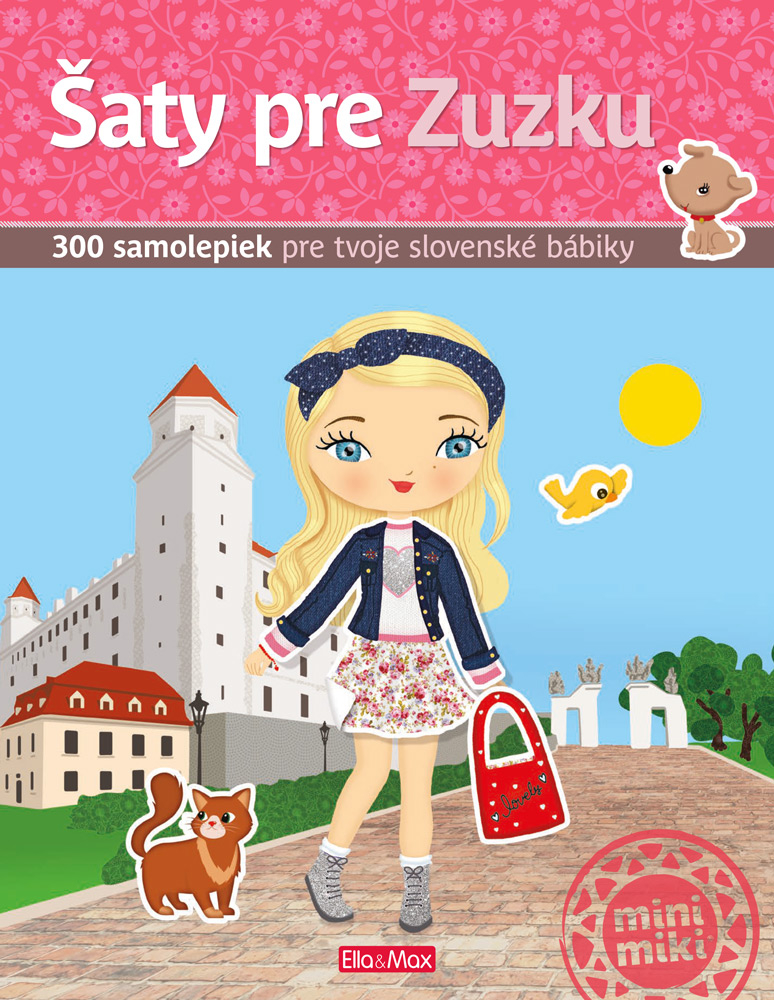 Šaty pre ZUZKU - kniha samolepiek