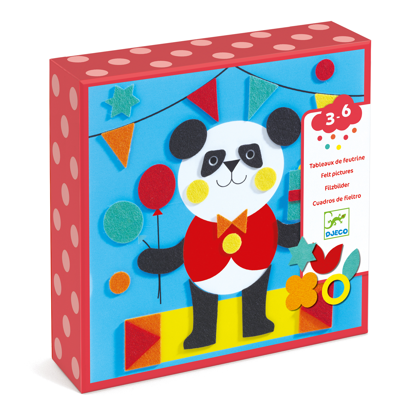 Koláže Zvieratká z filcu