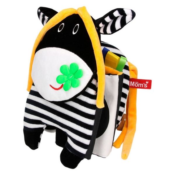 Textilná knižka Kravička