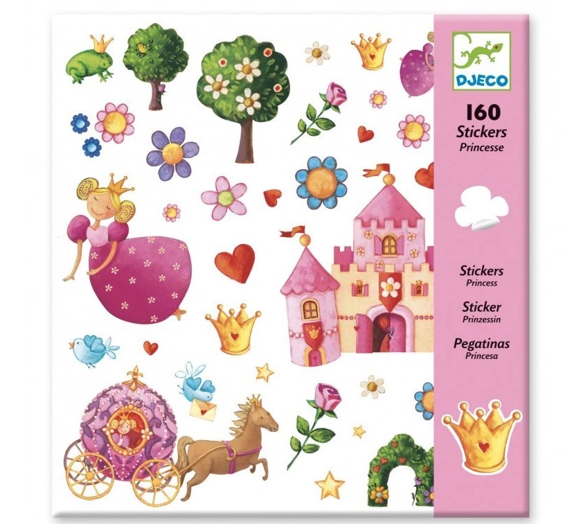Samolepky Princezné 160 ks