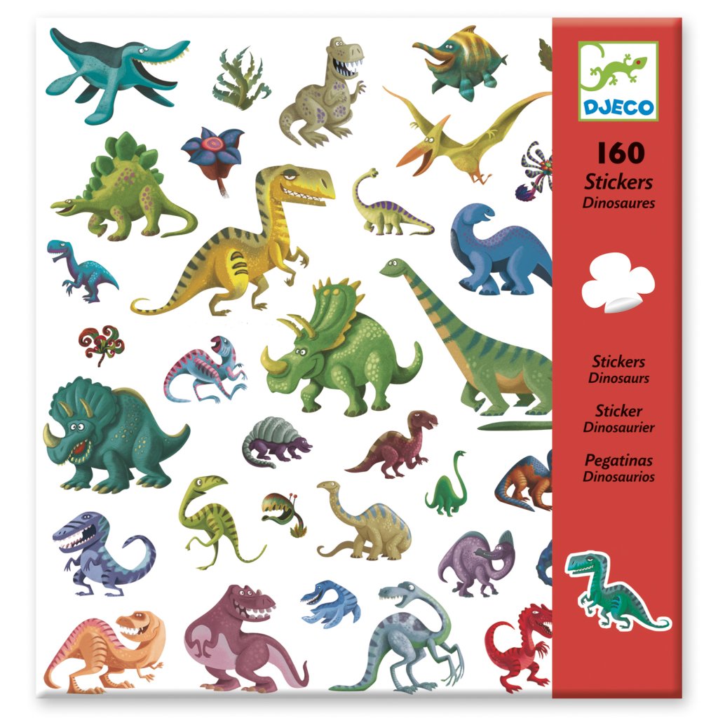 Samolepky Dinosaury 160 ks