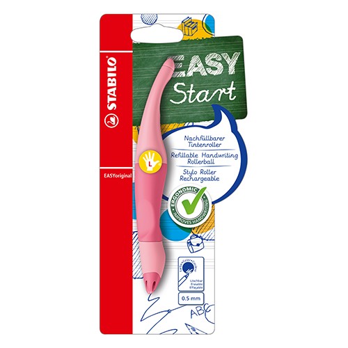 Ergonomické pero guľôčkové Ružové Pastel pre ľavákov