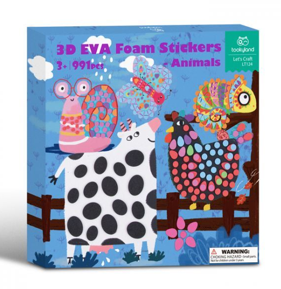 Nalepovacia mozaika Prvé zvieratká