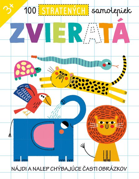 100 stratených samolepiek - Zvieratá
